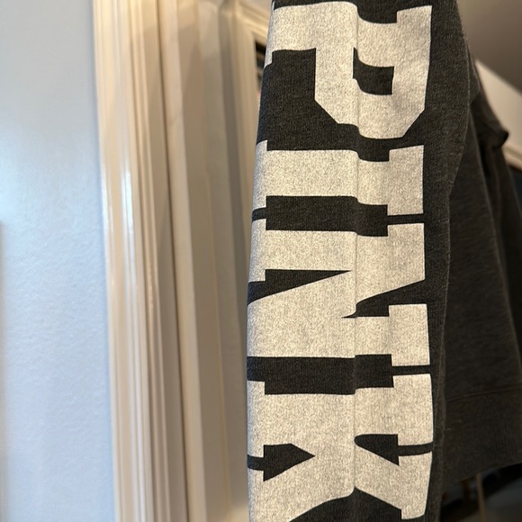 VS Pink charcoal gray sweatshirt XS - Picture 4 of 7